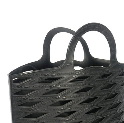 Balenciaga Neo Basket PVC Tote Bag Black 626111