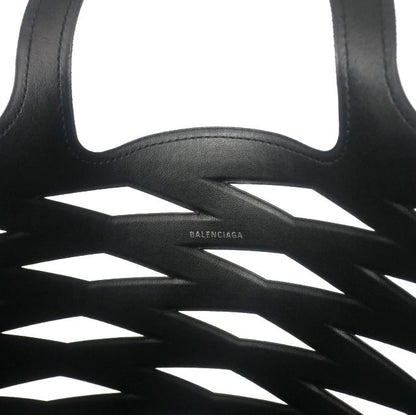 Balenciaga Neo Basket PVC Tote Bag Black 626111