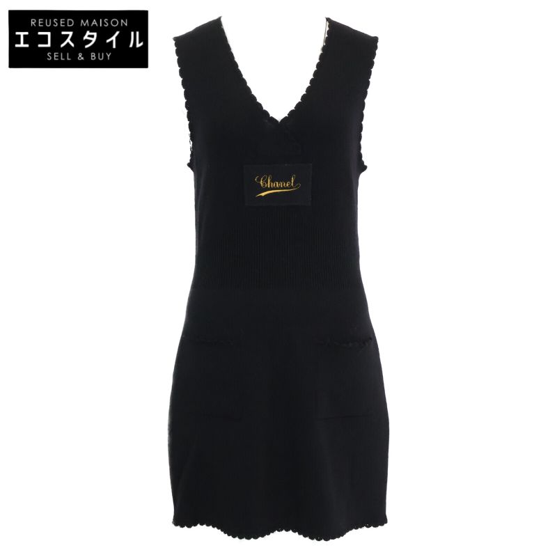 Chanel P78389k11301 Sleeveless Dress 38