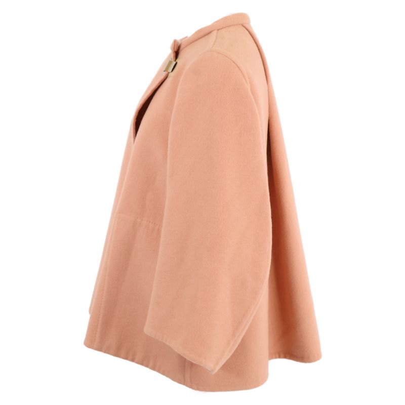 Hermes Lemaire Period 100% Cashmere Short Length Poncho Coat 34