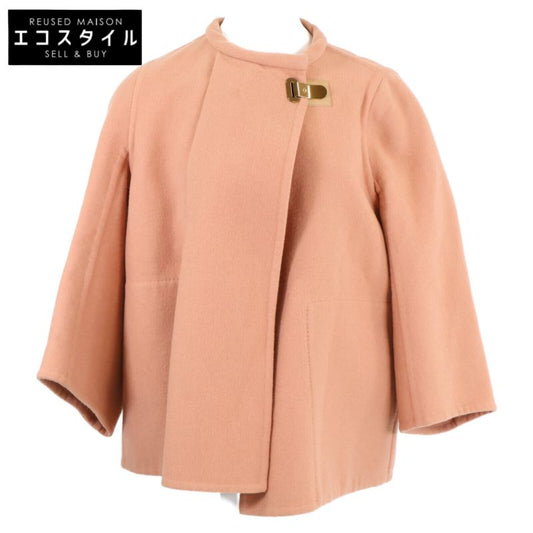 Hermes Lemaire Period 100% Cashmere Short Length Poncho Coat 34