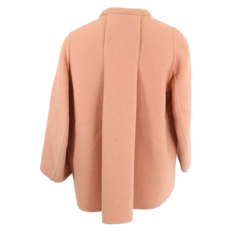 Hermes Lemaire Period 100% Cashmere Short Length Poncho Coat 34