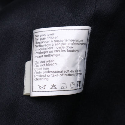 Chanel 97A P09298w02368 Coco Mark Button Wool Double Long Coat 38