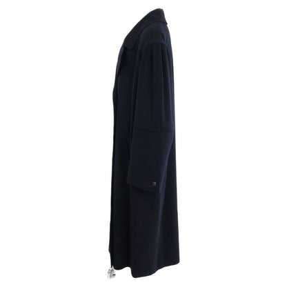 Chanel 97A P09298w02368 Coco Mark Button Wool Double Long Coat 38