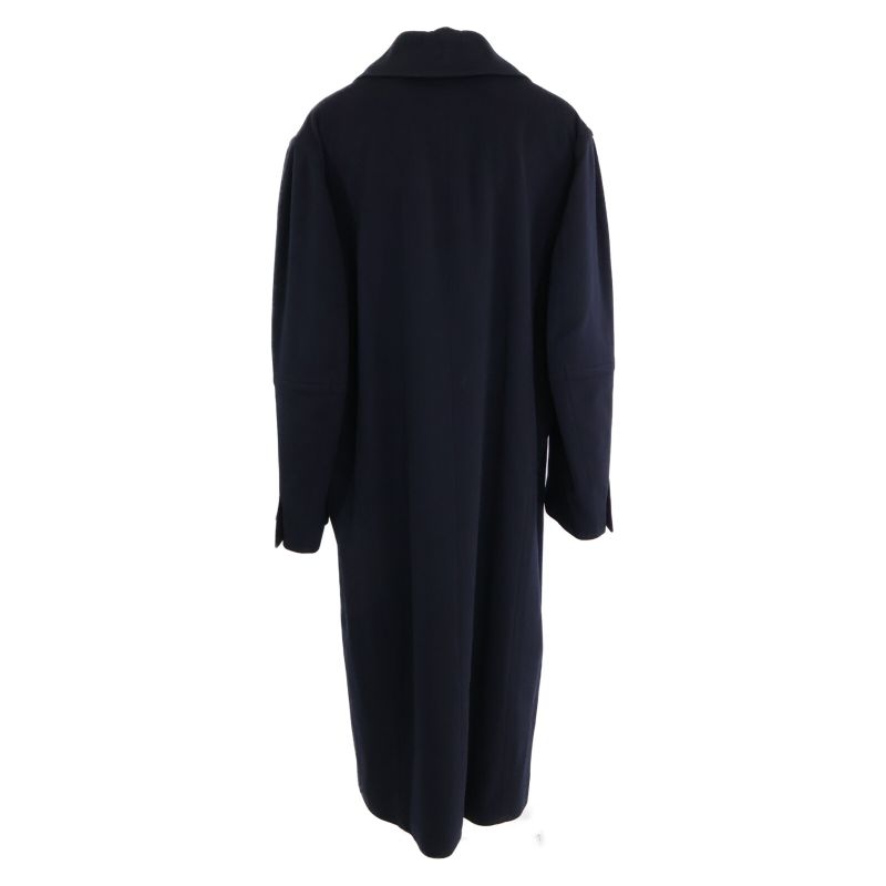 Chanel 97A P09298w02368 Coco Mark Button Wool Double Long Coat 38