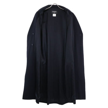 Chanel 97A P09298w02368 Coco Mark Button Wool Double Long Coat 38