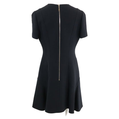 Louis Vuitton Rw201a QRL Wool Silk Patch Skater Dress 40