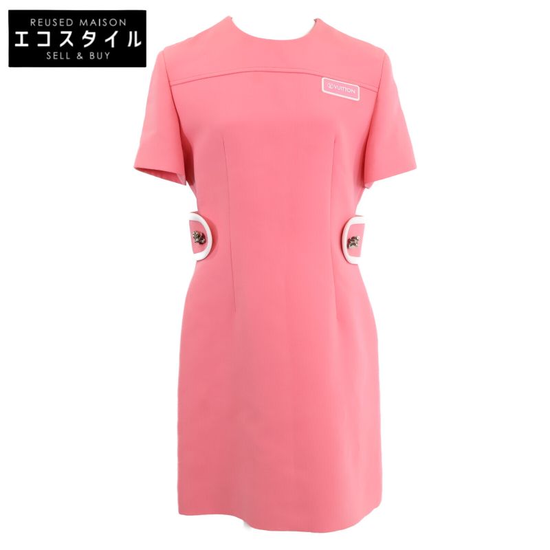 Louis Vuitton 2010 Rw221a HZM Logo Mini Dress 38