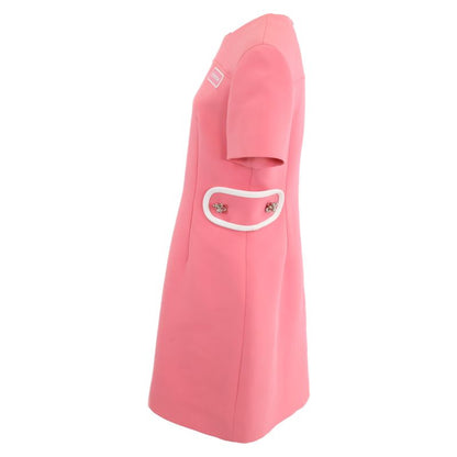 Louis Vuitton 2010 Rw221a HZM Logo Mini Dress 38