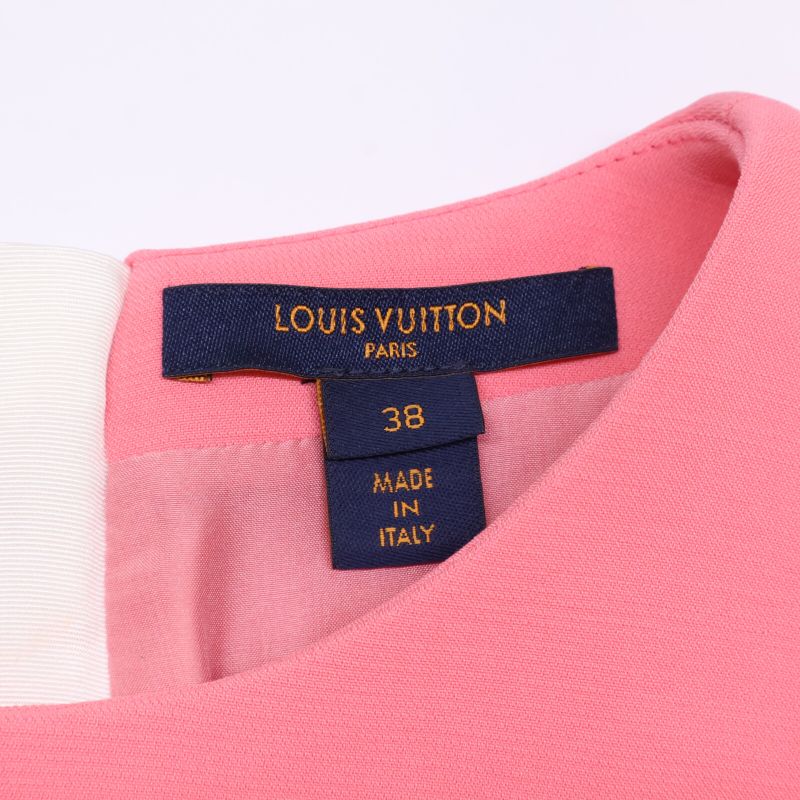 Louis Vuitton 2010 Rw221a HZM Logo Mini Dress 38