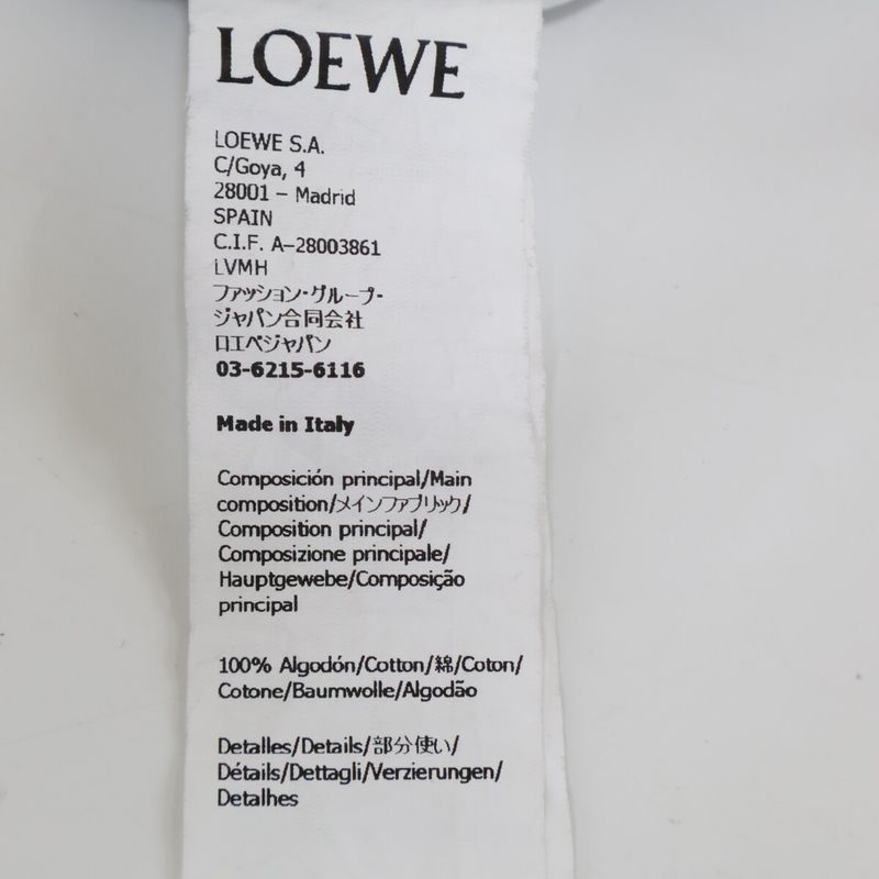 Loewe S359y11xbu Anagram Baggy Denim Pants Jeans 34