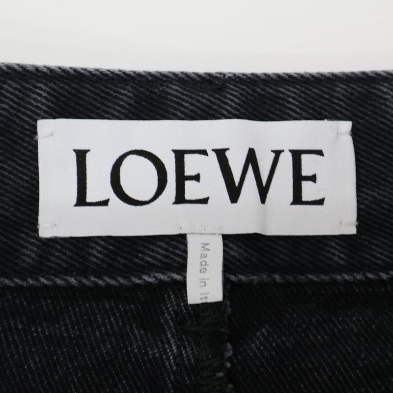 Loewe S359y11xbu Anagram Baggy Denim Pants Jeans 34