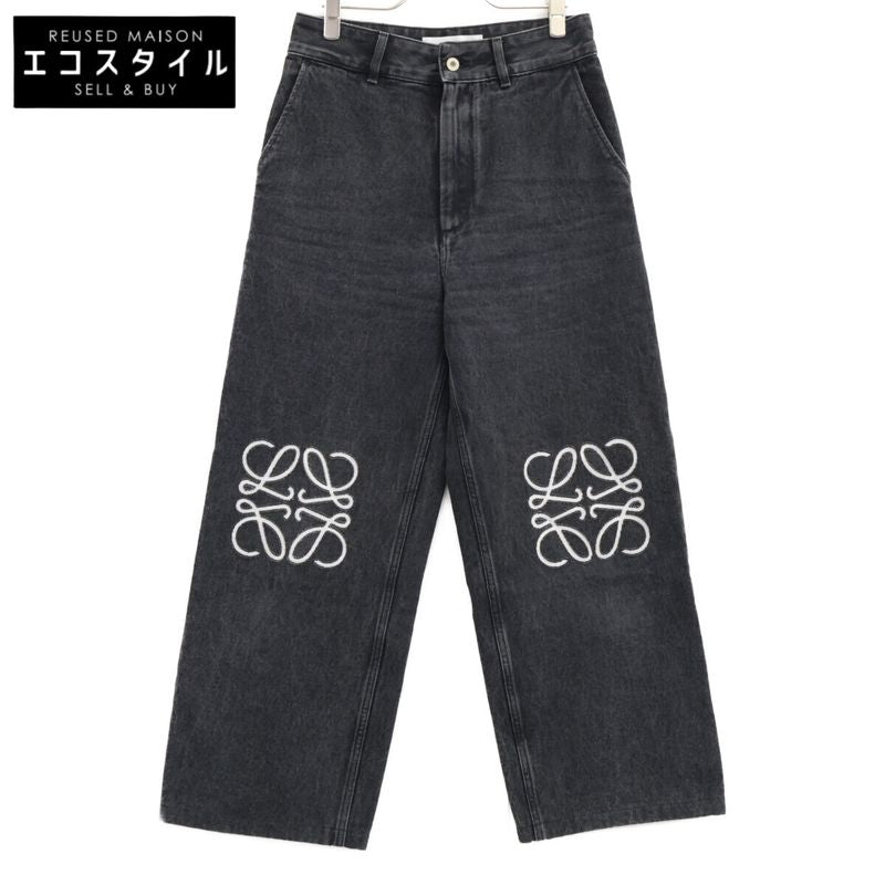 Loewe S359y11xbu Anagram Baggy Denim Pants Jeans 34