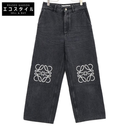 Loewe S359y11xbu Anagram Baggy Denim Pants Jeans 34