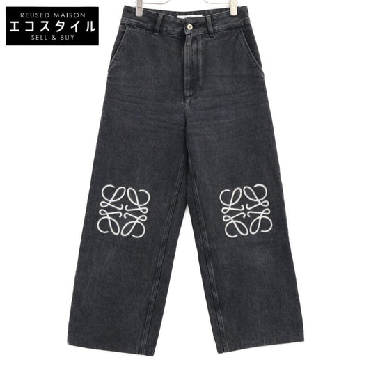 Loewe S359y11xbu Anagram Baggy Denim Pants Jeans 34