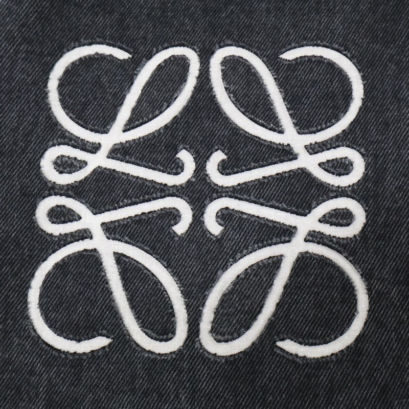 Loewe S359y11xbu Anagram Baggy Denim Pants Jeans 34