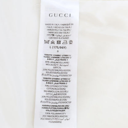 Gucci 24AW 798503 Xjgsi GG Intarsia Wool Fleece Zip L