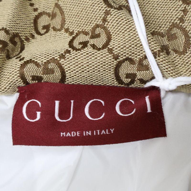 Gucci 24AW 798503 Xjgsi GG Intarsia Wool Fleece Zip L