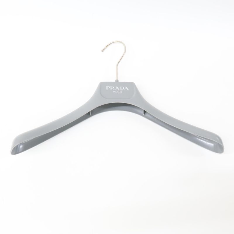 Prada 29p117 Triangle Plate Sheepskin Fur Long Down 38