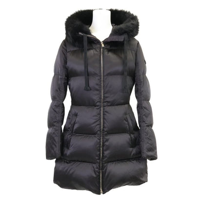 Prada 29p117 Triangle Plate Sheepskin Fur Long Down 38