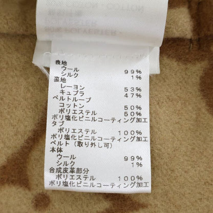 Louis Vuitton  Lined Monogram Giant Belt Wool Long