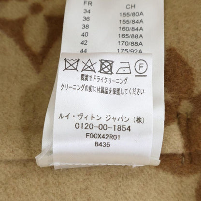 Louis Vuitton  Lined Monogram Giant Belt Wool Long