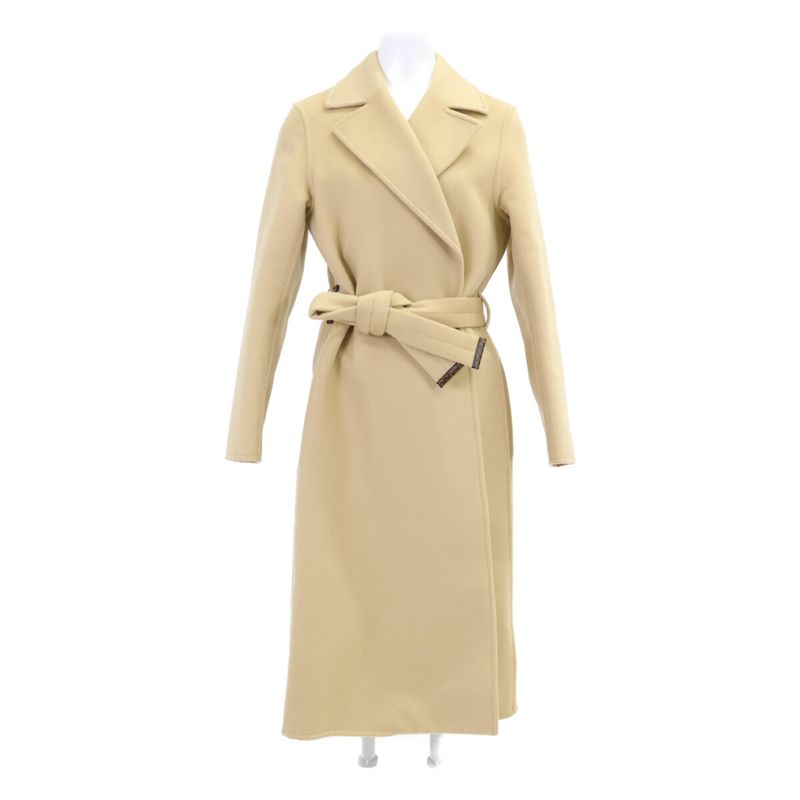 Louis Vuitton  Lined Monogram Giant Belt Wool Long