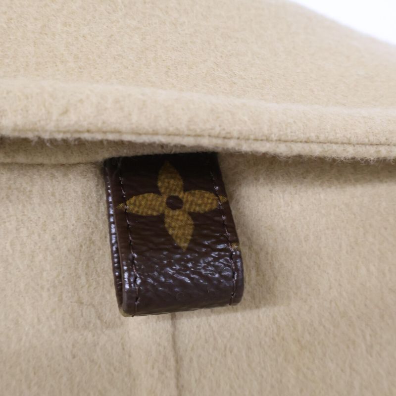 Louis Vuitton  Lined Monogram Giant Belt Wool Long