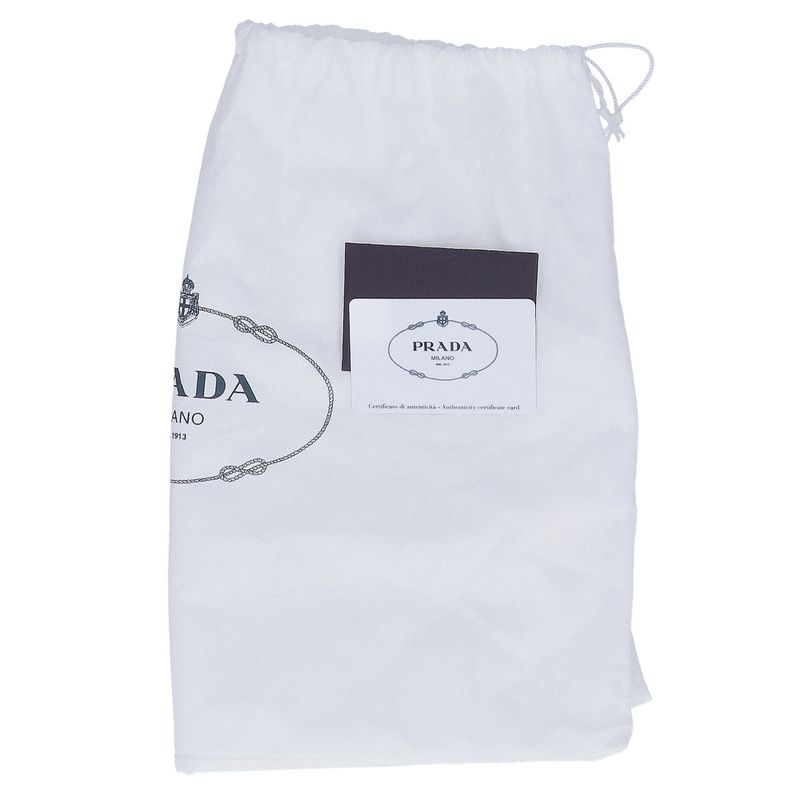 Prada 1bh089 Logo Jacquard And Leather