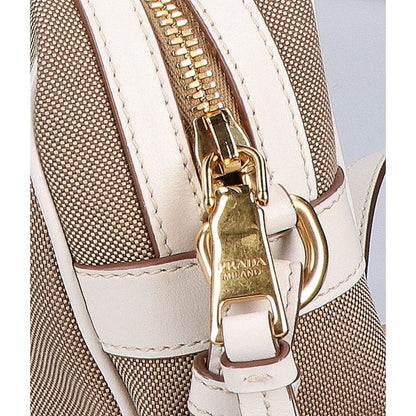 Prada 1bh089 Logo Jacquard And Leather