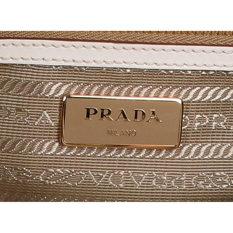 Prada 1bh089 Logo Jacquard And Leather