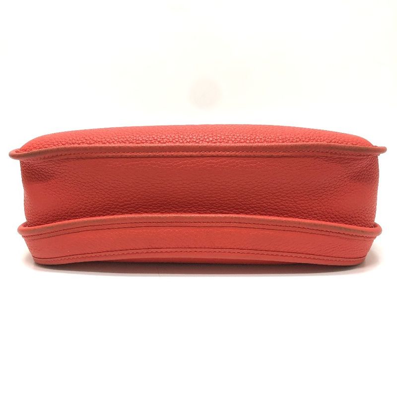 Hermes Shoulder Bag Evelyn PM 3 Taurillon Clemence Rouge Pivoine (estimated) Red