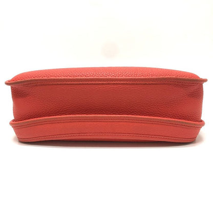 Hermes Shoulder Bag Evelyn PM 3 Taurillon Clemence Rouge Pivoine (estimated) Red