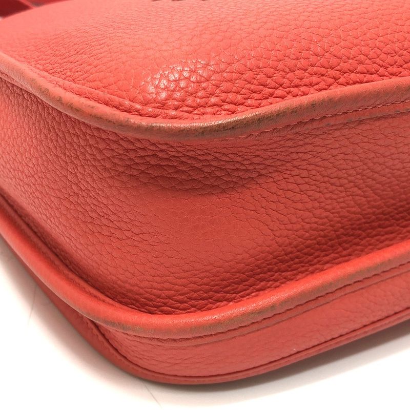 Hermes Shoulder Bag Evelyn PM 3 Taurillon Clemence Rouge Pivoine (estimated) Red