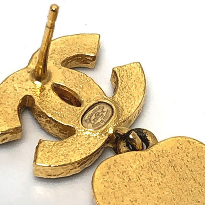 Chanel Earrings Coco Mark Flower Jewelry Accessories Earring Metal Pink And