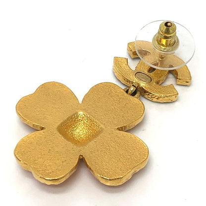 Chanel Earrings Coco Mark Flower Jewelry Accessories Earring Metal Pink And