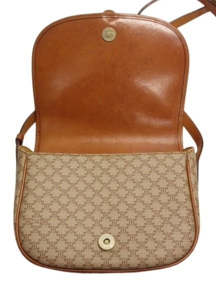 Celine Macadam Shoulder Bag Brown Bag Old AA