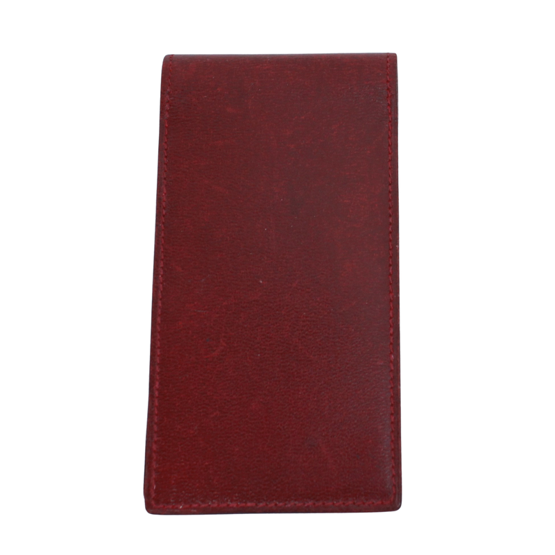 Hermes Flap Notebook Cabas - Leather Red Wallets And Accessories (other)