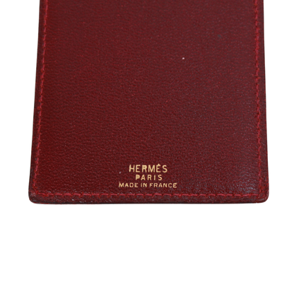 Hermes Flap Notebook Cabas - Leather Red Wallets And Accessories (other)