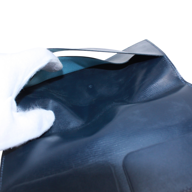 Hermes Notebook Cabas - Leather Navy Wallet (other)