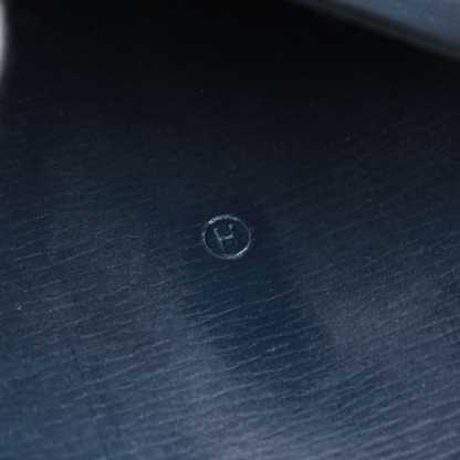 Hermes Notebook Cabas - Leather Navy Wallet (other)