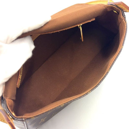 Louis Vuitton Mini Looping Monogram One Shoulder Leather X PVC Brown Handbag