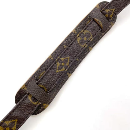 Louis Vuitton Monogram Shoulder Strap PVC Brown And Beige Gold J52315