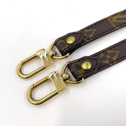 Louis Vuitton Monogram Shoulder Strap PVC Brown And Beige Gold J52315