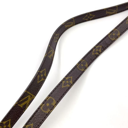 Louis Vuitton Monogram Shoulder Strap PVC Brown And Beige Gold J52315