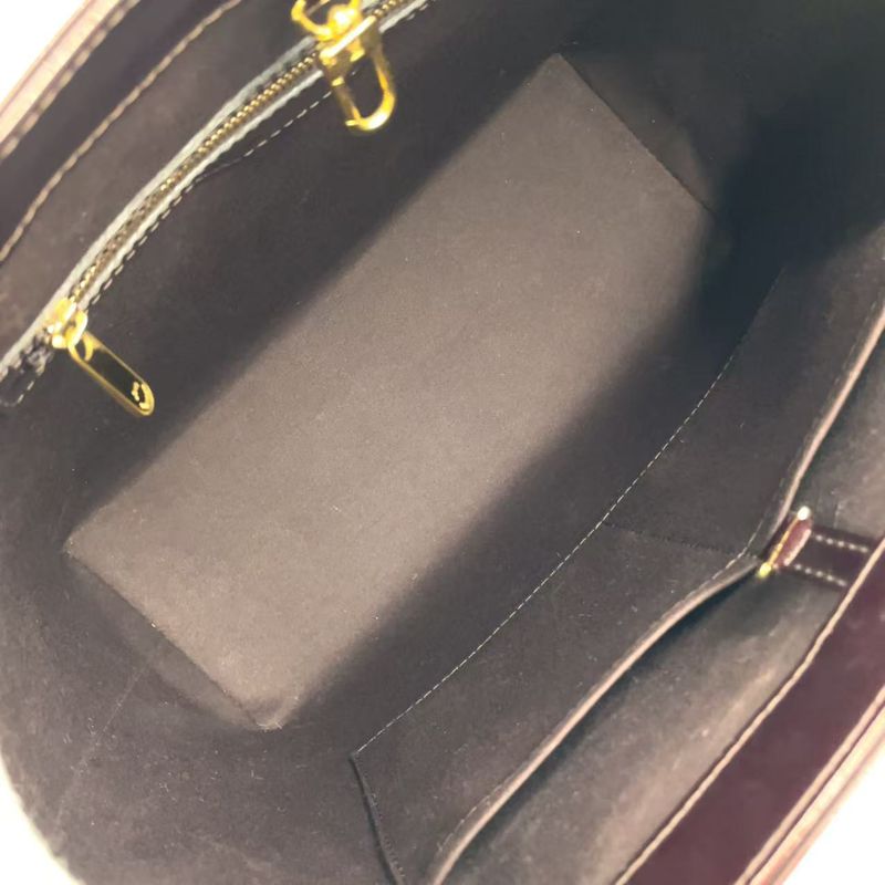 Louis Vuitton Vernis Avalon GM Enamel Bordeaux Tote Bag Gold M91566