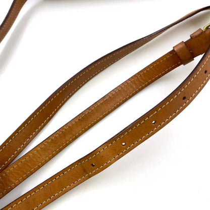 Celine Macadam Leather And PVC Shoulder Bag Gold