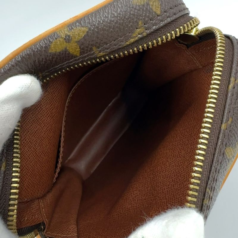 Louis Vuitton Amazon Monogram Leather × PVC Brown Shoulder Bag Gold M45236