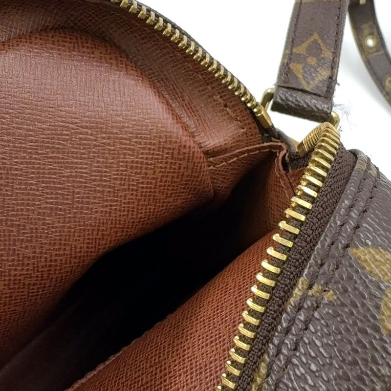 Louis Vuitton Amazon Monogram Leather × PVC Brown Shoulder Bag Gold M45236