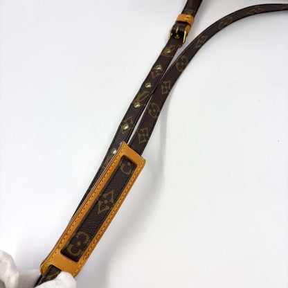 Louis Vuitton Amazon Monogram Leather × PVC Brown Shoulder Bag Gold M45236